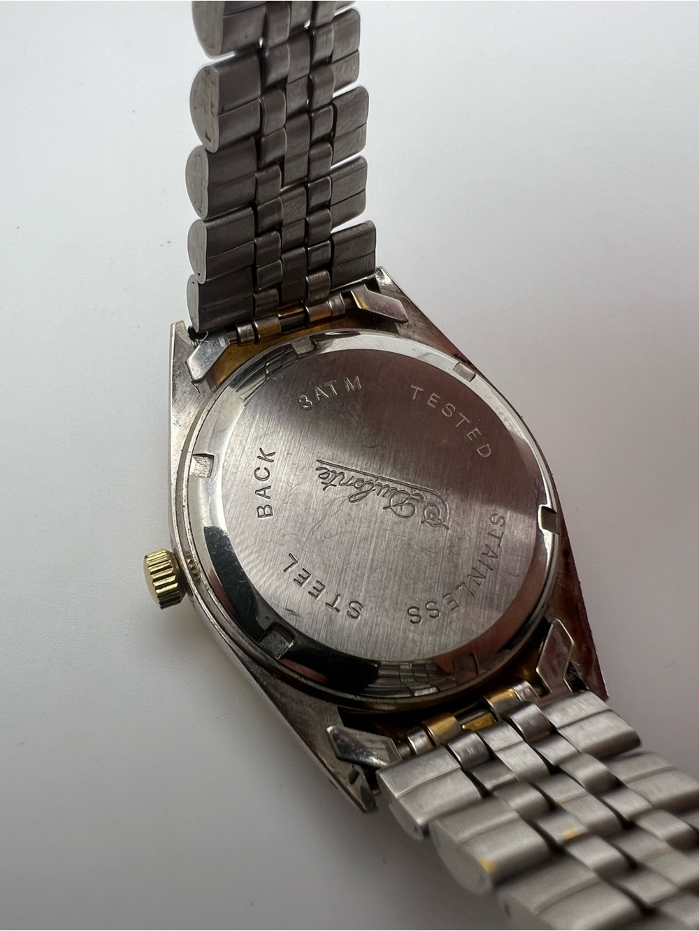 Lucien piccard Two-Tone Black Dial Wristwatch with Date Window - Picture 5 of 7